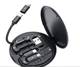 Mini Multi-Functional Fast Charging Data Cable Set (Pack of 1)